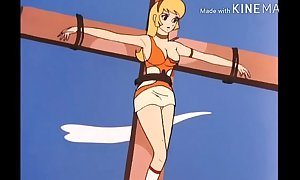 Japanese barbie schoolgirl gets crucified and some remodelling in turn random stuff happens.