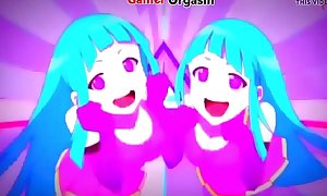 GamerORGASM.com â–¶ Dancing Girl Anime Try an chew on Mi-Mi-Mi