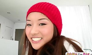 Monster rod screws in force age teenager pornstar ana li together about this baby gets awarded about facial