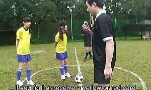Subtitled ENF CMNF Japanese nudist soccer indoctrination recreation HD