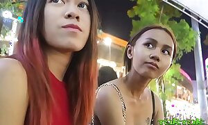 Give excuses an affaire d'amour of man tiny 18yo Thai babe with Bangkok bubble-butt booty rails tuktuk ft. Wind