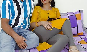 Indian downcast girl Priya seduced step-brother by watching adult jacket relative to him