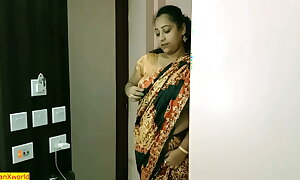 Indian devar bhabhi has amazing hawt sex! With hawt talking! Viral sex