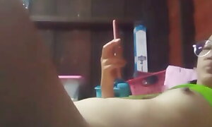 Chinese woman masturbates at home unique depending on u 55