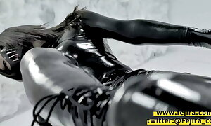 Fejira com – Latex Mistress bondage salve girl 02