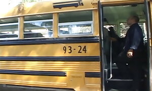 Asian Avena Lee With Braces Gets Screwed And Facialized On The School Bus
