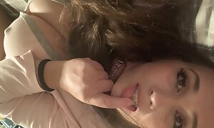 sexy Slut Loves make an issue of taste of cock
