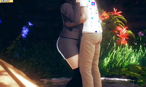 3D Anime - Heavy tits teacher thither her student