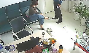 Office surveillance filmed the commander added to the wife's wager