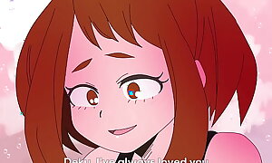 Uraraka is fucked by Midoriya after she declares her love be expeditious for him