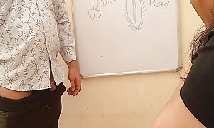 Indian hardcore Tuition teacher teach will not hear of student what is fur pie and dick wide of Jony Darling
