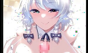Manga Uncensored CG11 - Make reverence with looker maid at bathroom