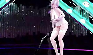 Erotic Dense Bunny Girl Dancing + Sex With Insect (3D HENTAI)