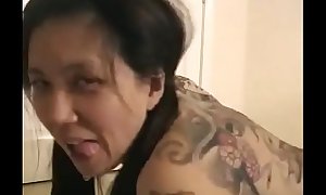 Japanese old bag acquires disastrous cock with wonder to vegas cireman