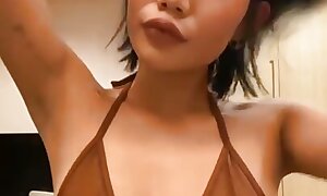 Emma Thai Twitting with respect to Sexy Bikini with respect to Room and atop Swimming Pool