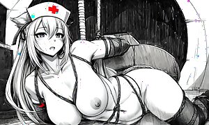 Anime BDSM video slides consisting of 130 images