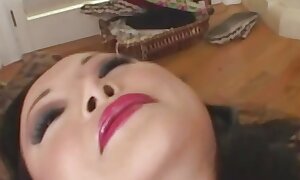 Mesmerizing Asian Mummy Ange Venus fucks cowgirl style for her better orgasmic reactions