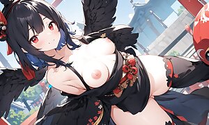 Hentai Japanese Tengu Girl Sex