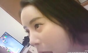 Small-titted chinese gf in sexy outfit acquires screwed